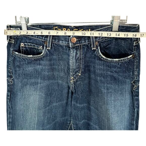 Ezra Fitch Abercrombie Y2K Jeans Womens 29 Blue Bootcut Low Rise Retro Classic - Picture 6 of 15